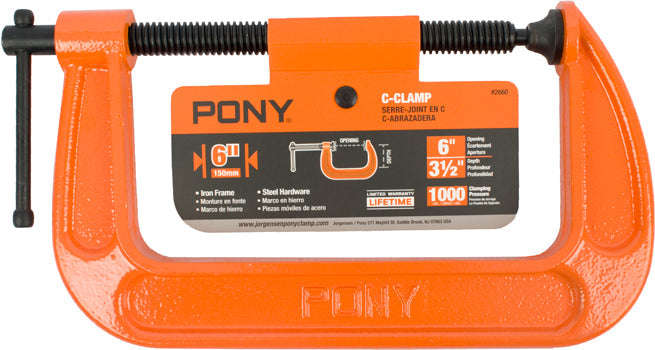 Pony 150Mm 6' C-Clamp - DEFAULT TITLE
