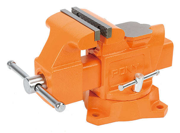Pony 4' Heavy-Duty Workshop Bench Vice Swivel Base - DEFAULT TITLE