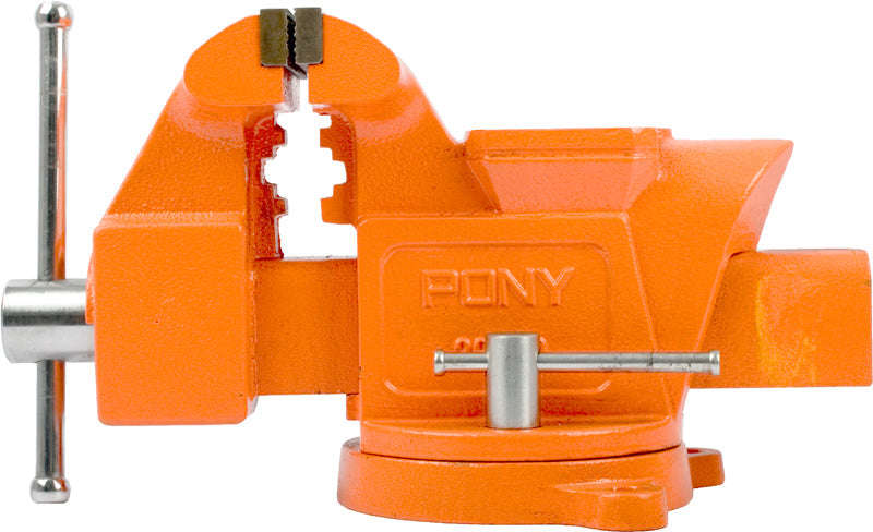 Pony 5' Heavy-Duty Workshop Bench Vice Swivel Base - DEFAULT TITLE
