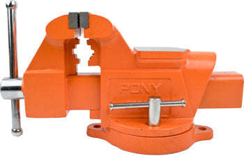 Pony 6' Heavy-Duty Workshopbench Vice Swivel Base - DEFAULT TITLE