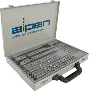 Alpen Force X Sds-Plus Kit 16 16 Pcs. Drills 110Mm 5-6  160Mm 6-8-10-12 210M - DEFAULT TITLE
