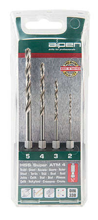 Hex Shank Set Hss For 4 Piece 2.3.4.5Mm - DEFAULT TITLE