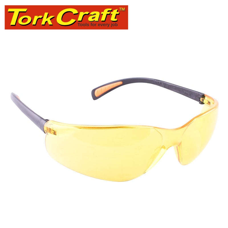 Tork Craft Safety Eyewear Glasses Yellow