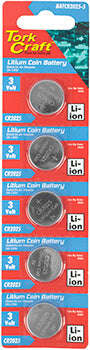 Tork Craft Cr2025 3V Lithium Coin Battery X5 Pack (Moq 20) - DEFAULT TITLE