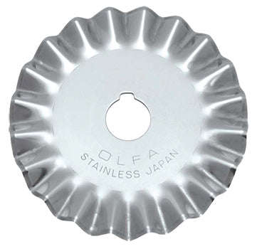 Olfa Blades Rotary Pinking Cutter 1/Pk 45Mm -
