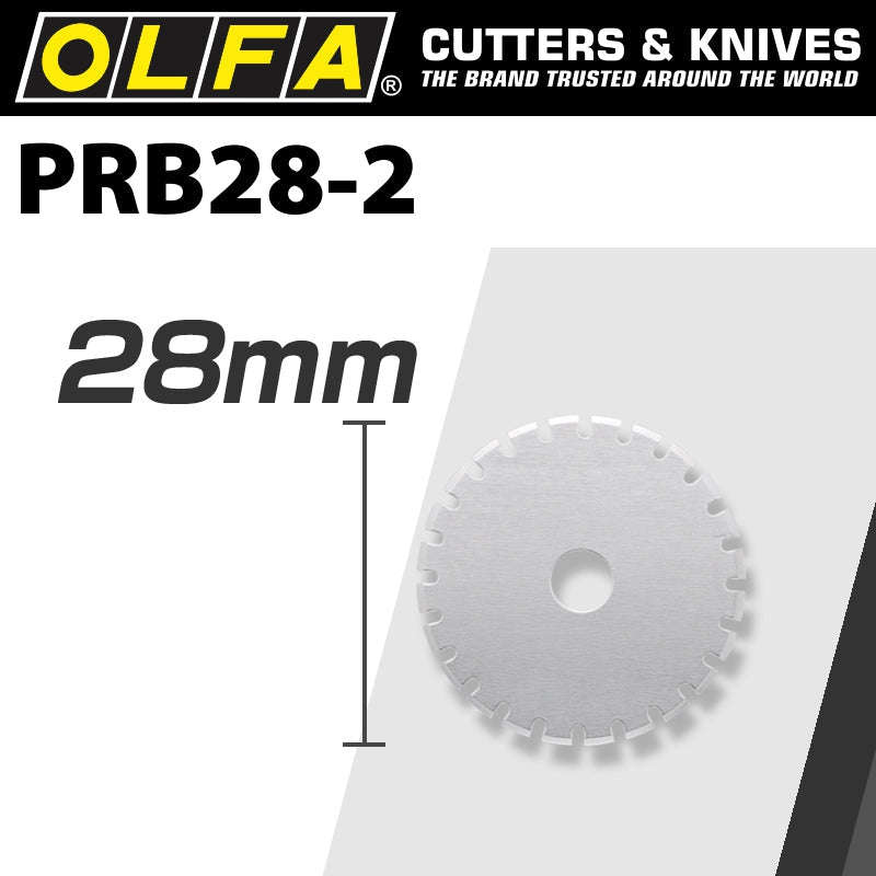 Olfa Perfortion Blade 28Mm For Prc3 2/Pk 28Mm - DEFAULT TITLE