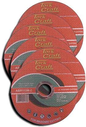 Tork Craft 5 + 1 Free Cutting Disc For Masonry 115 X 1.0 X 22.2Mm - DEFAULT TITLE