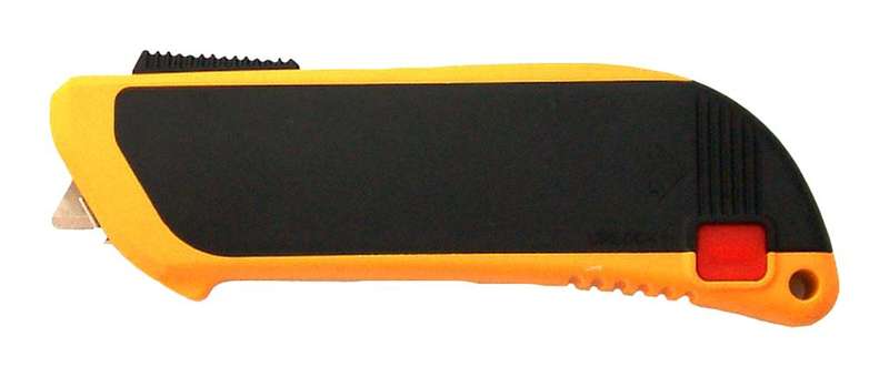Olfa Safety Knife Auto Retract + 3 Extra Blades - DEFAULT TITLE