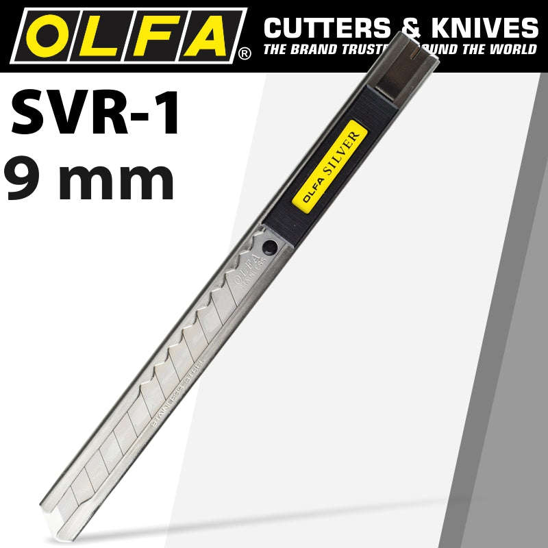 Olfa Model Svr-1 Stainless Steel Cutter Snap Off Knife - DEFAULT TITLE