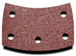 Tork Craft Sanding Pads Curved 60 Grit Hook And Loop - DEFAULT TITLE