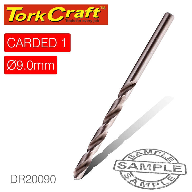 Tork Craft Drill Bit Hss Industrial 9.0Mm 135Deg 1/Card - DEFAULT TITLE