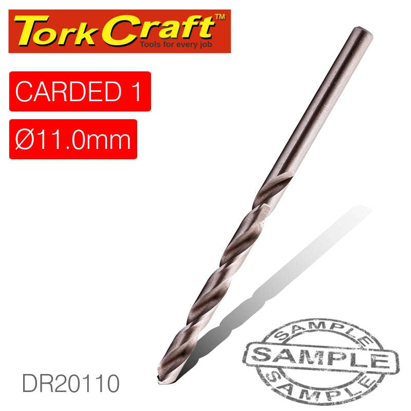 Tork Craft Drill Bit Hss Industrial 11.0Mm 135Deg 1/Card - DEFAULT TITLE
