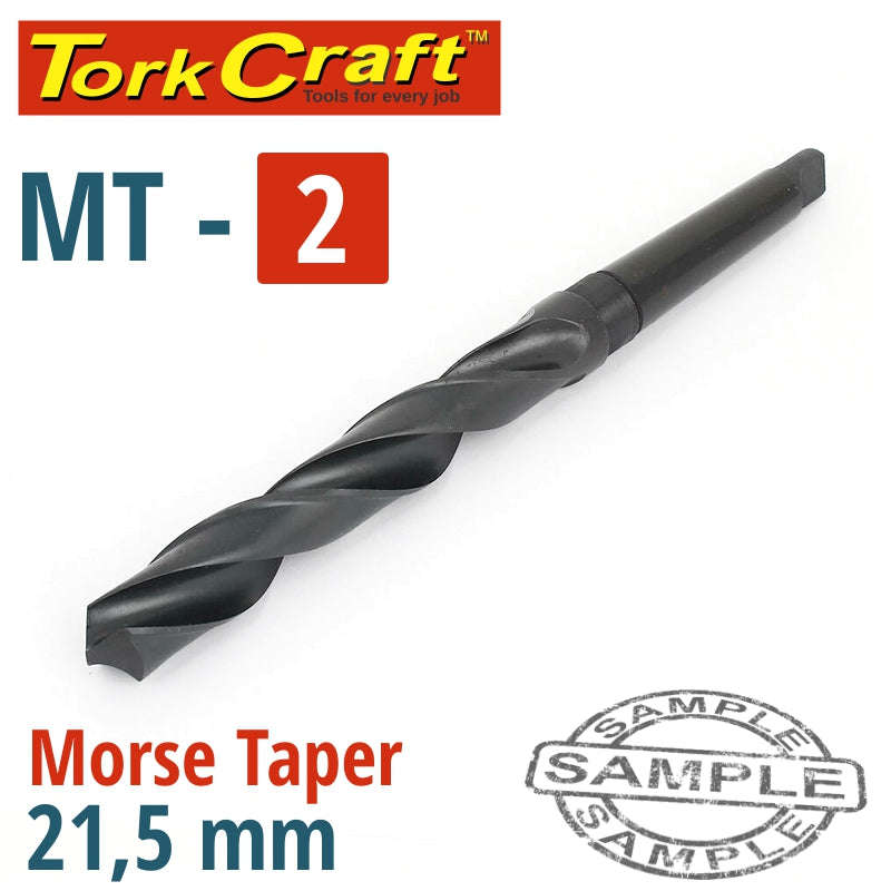 Tork Craft Drill Bit Hss Morse Taper 21.5Mm X Mt2 - DEFAULT TITLE