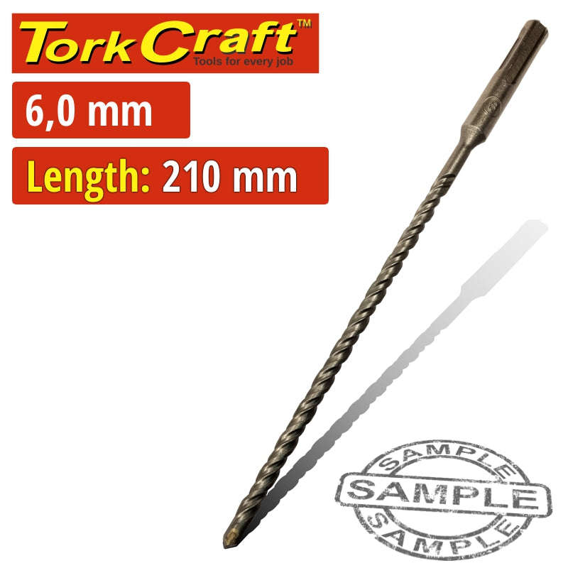Tork Craft Sds Plus Drill Bit 210X150 6.0Mm - DEFAULT TITLE