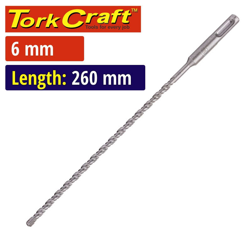 Tork Craft Sds Plus Drill Bit 260X200 6.0Mm - DEFAULT TITLE