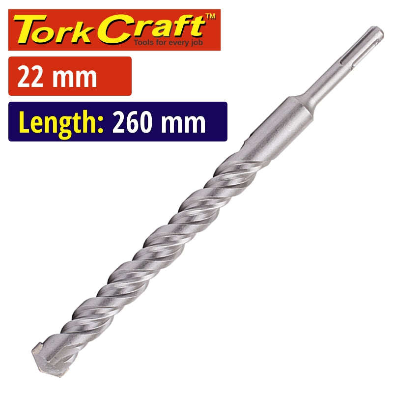 Tork Craft Sds Plus Drill Bit 260X200 22Mm - DEFAULT TITLE
