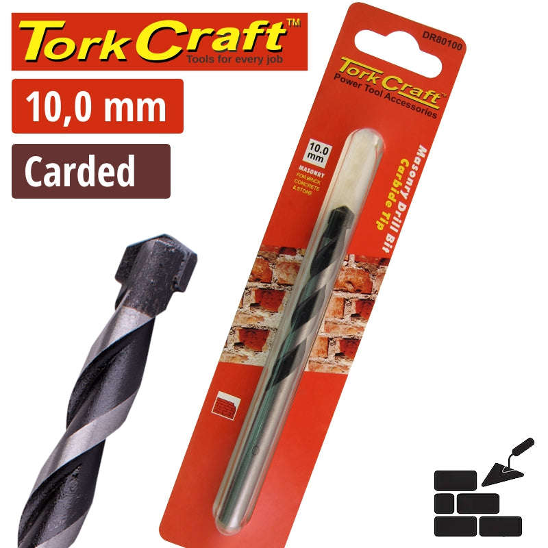 Special - Tork Craft Drill Bit Masonry/Concrete  10Mm 1/Card - DEFAULT TITLE