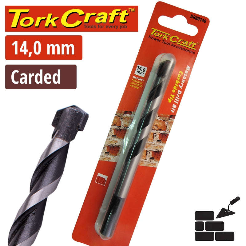 Special - Tork Craft Drill Bit Masonry/Concrete  14Mm 1/Card - DEFAULT TITLE