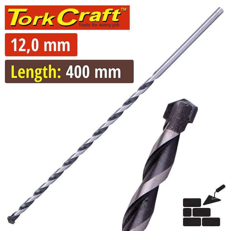 Tork Craft Masonry Drill Bit 12 X 400Mm - DEFAULT TITLE