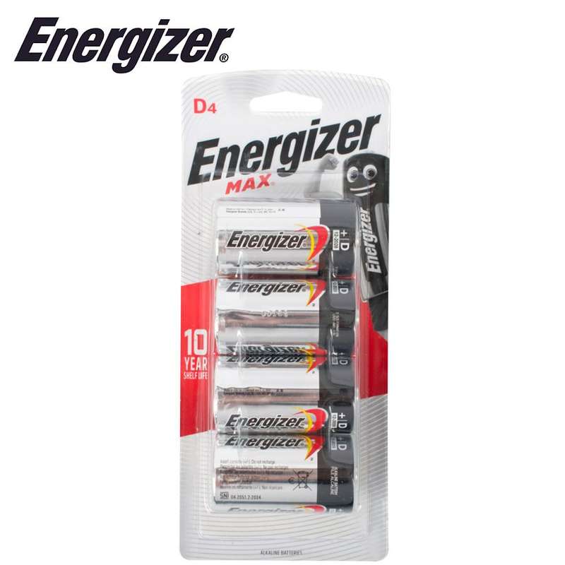 Energizer Max D - 4 Pack (Moq 6) - DEFAULT TITLE