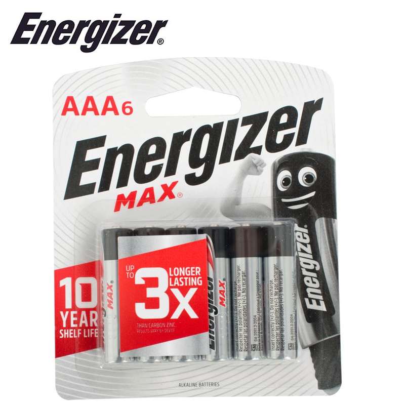 Energizer Max Aaa - 6 Pack (Moq 12) - DEFAULT TITLE