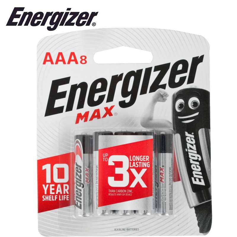 Energizer Max: Aaa - 8 Pack (Moq 12) - DEFAULT TITLE