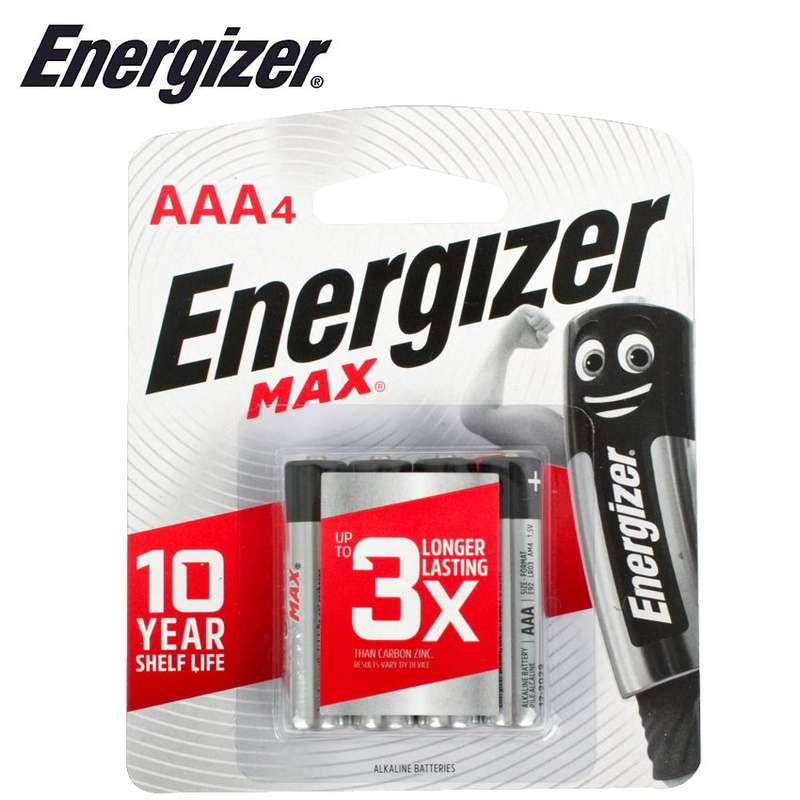 Energizer Max Aaa - 4 Pack (Moq 12) - DEFAULT TITLE