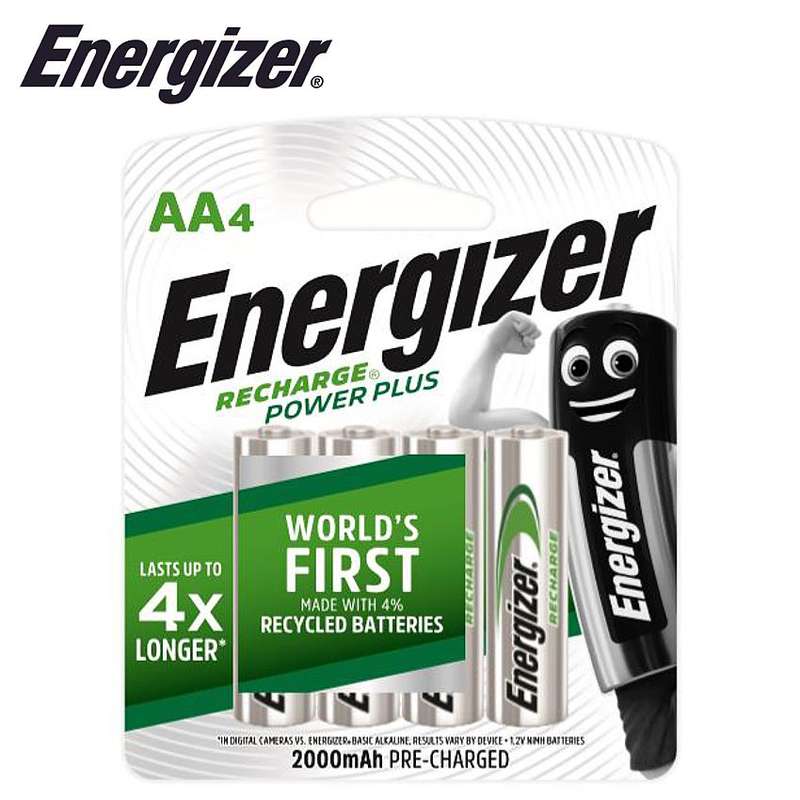 Energizer Recharge: 2000 Mah Aa - 4 Pack - DEFAULT TITLE