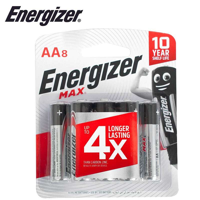 Energizer Max: Aa - 8 Pack (Moq 12 - DEFAULT TITLE