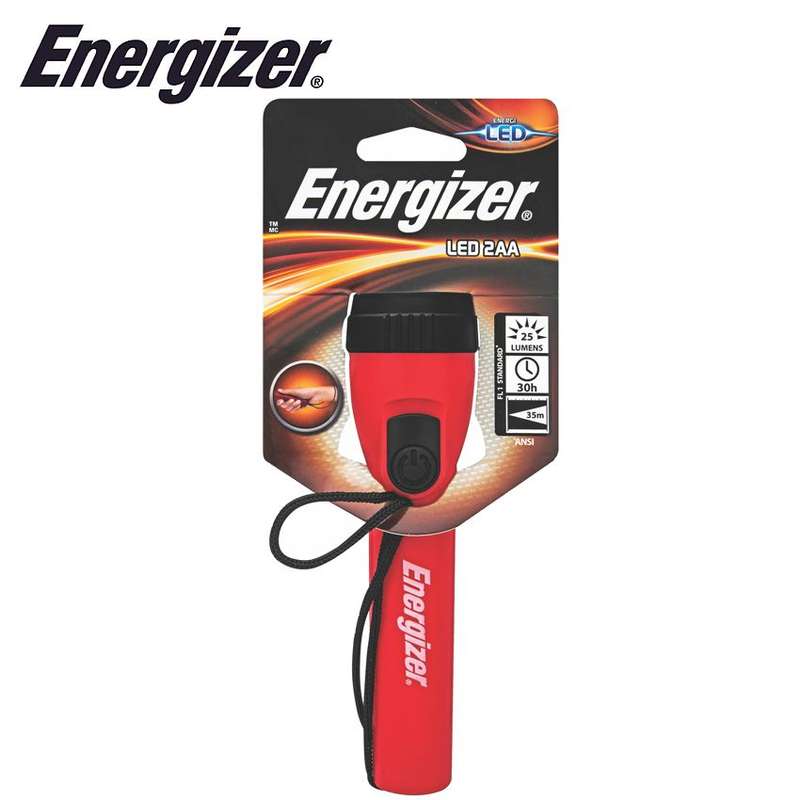 Energizer Torch Red Small 2Aa (Moq 12) - DEFAULT TITLE