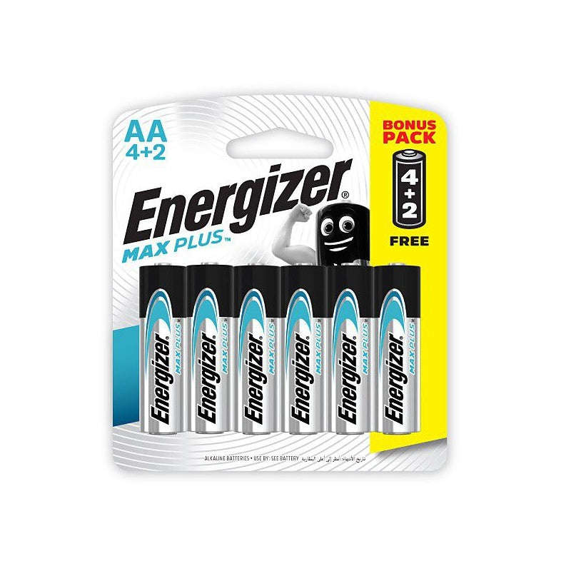 Energizer Maxplus Aa - 6Pack 4+2 Free (Moq 12)