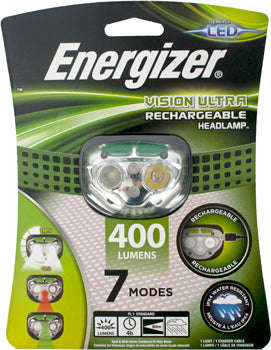 Energizer Vision Recharge Headlight Green 400Lum - DEFAULT TITLE