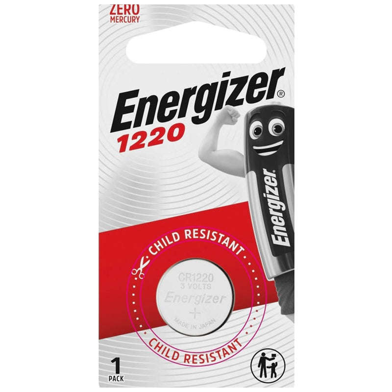 Energizer 1220 3V Lithium Coin Battery (1 Pack)  (Moq 12)
