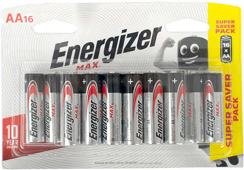 Energizer Max Aa-16 Pack (175X120Mm Pack ) - DEFAULT TITLE