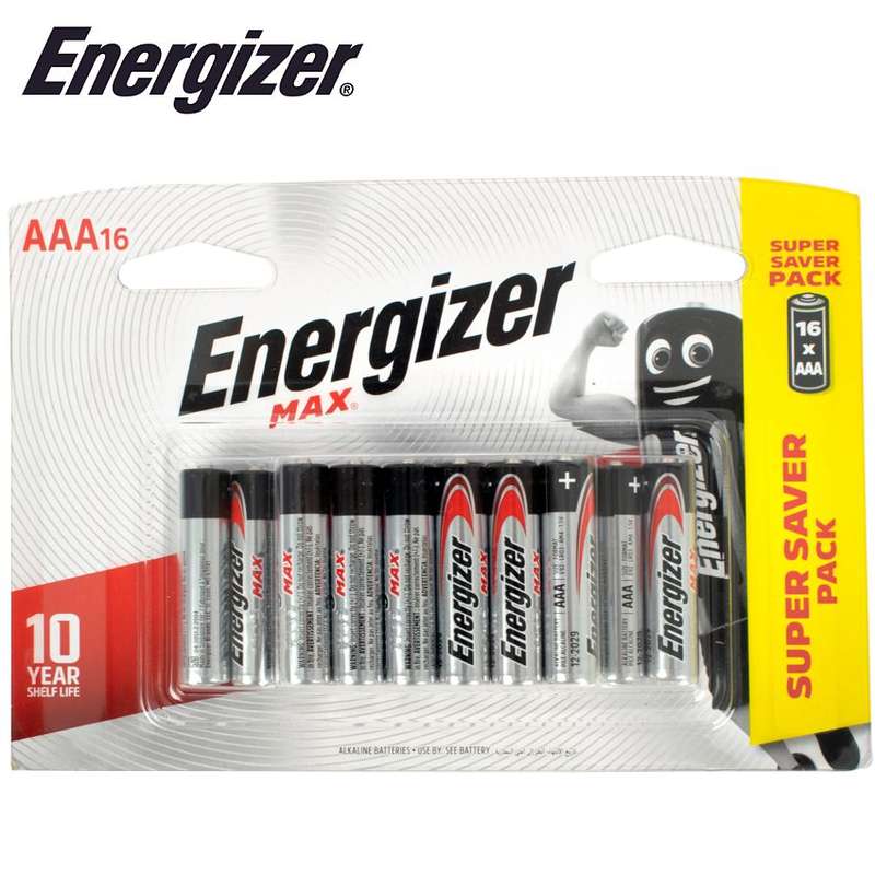 Energizer Max Aaa-16 Pack (175X120Mm Pack) - DEFAULT TITLE