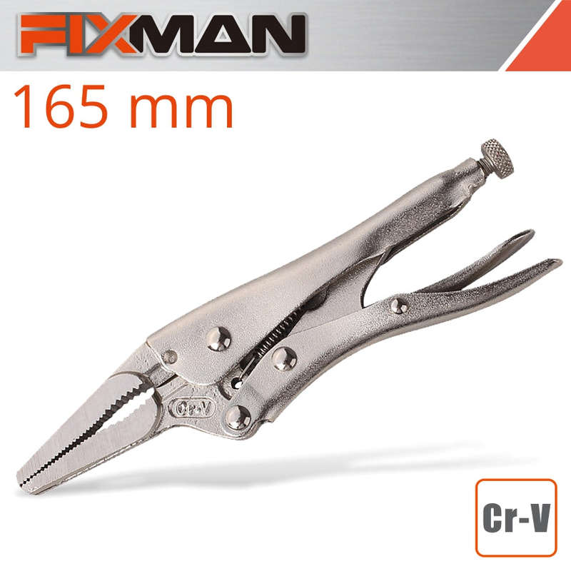 Fixman Long Nose Lock Grip Pliers 6'/165Mm - DEFAULT TITLE