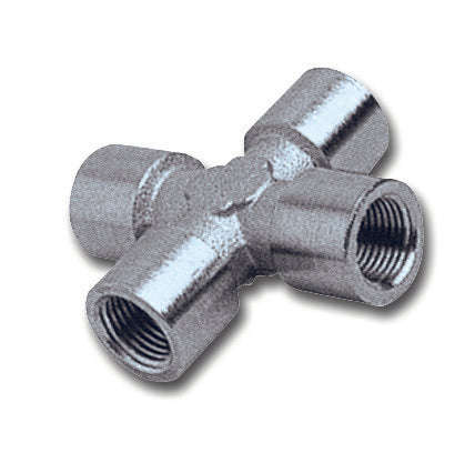 Gav 4 Way Connector 1/4' Ffff - DEFAULT TITLE