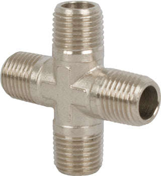 Gav 4-Way Connector 1/4' Mmmm Packaged - DEFAULT TITLE