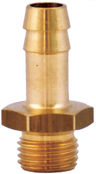 Gav Hose Tail Brass 1-4 Mx9Mm -