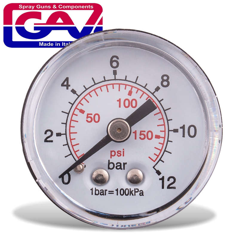 Pressure Gauge 40Mm 1/4' Rear D4014R12