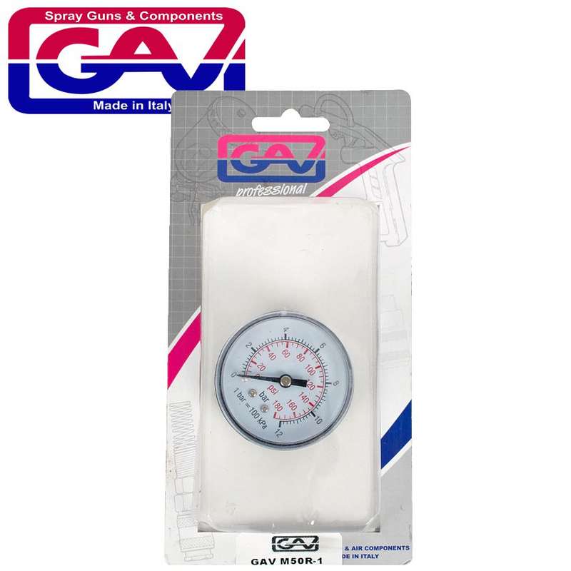 Pressure Gauge 50Mm 1/8 Rear Packaged - DEFAULT TITLE
