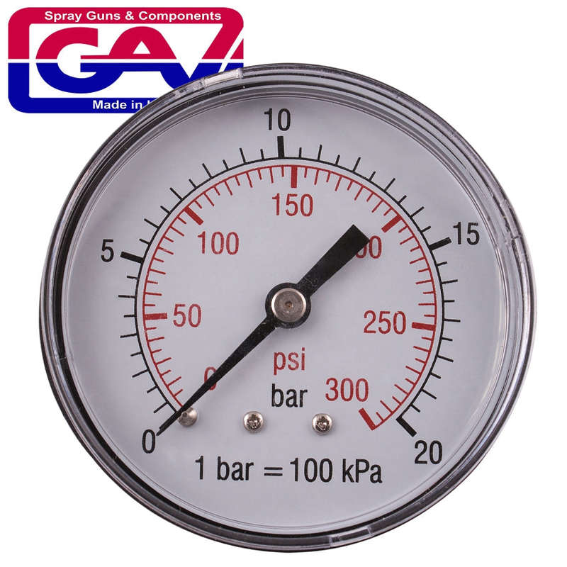 Pressure Gauge 0-20Bar1/4Rear 63Mm D6314R20 -