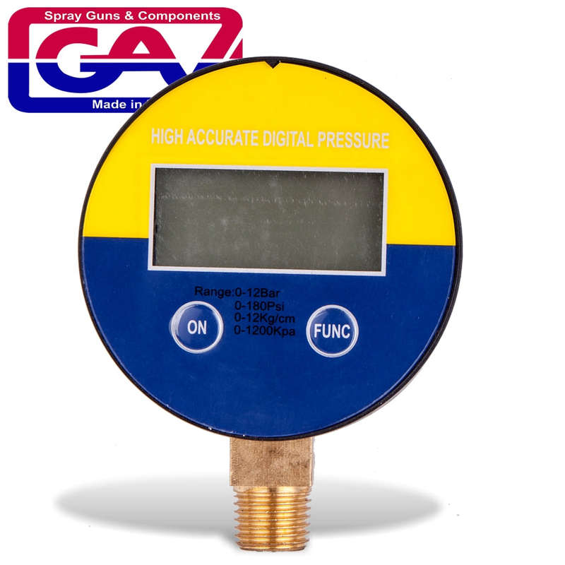 Pressure Gauge 63Mm 1/4 Lower Digital - DEFAULT TITLE