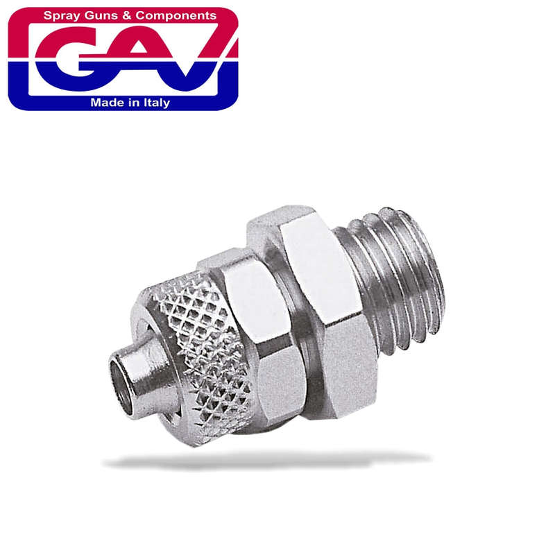 Gav Straight Conical 1/4 M Push In Fitting For 6Mm Hose - DEFAULT TITLE