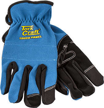 Tork Craft Glove Blue With Pu Palm Size Medium Multi Purpose - DEFAULT TITLE