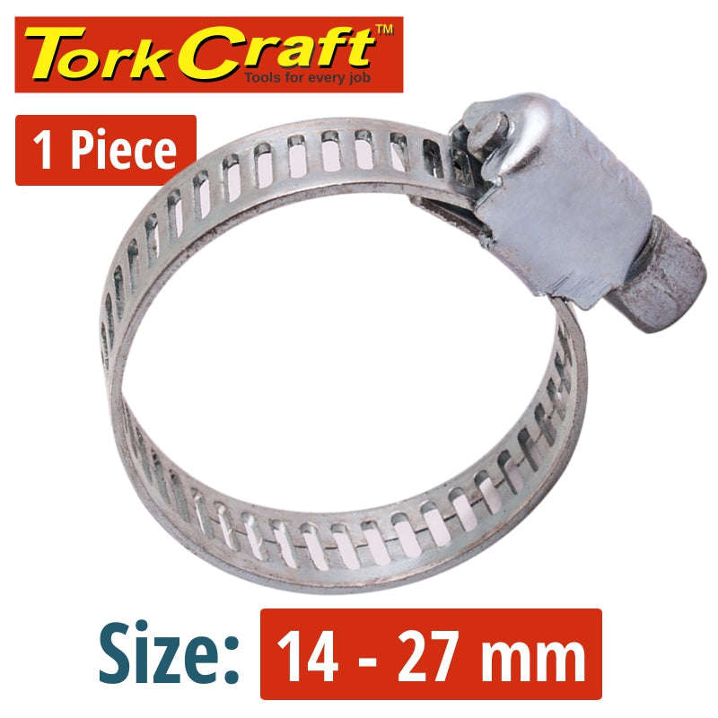 Tork Craft Hose Clamp 14-27Mm Each Km10 - DEFAULT TITLE