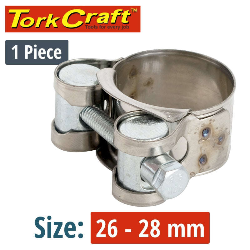 Tork Craft Hose Clamp H/Duty 26-28 Bulk - DEFAULT TITLE