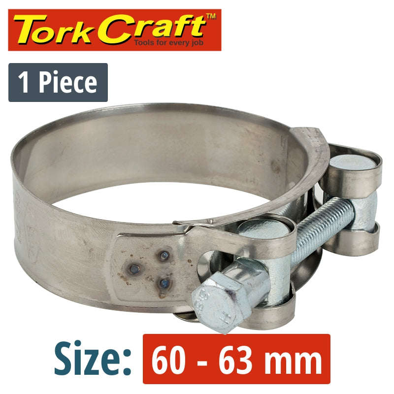Tork Craft Hose Clamp H/Duty 60-63 Bulk - DEFAULT TITLE