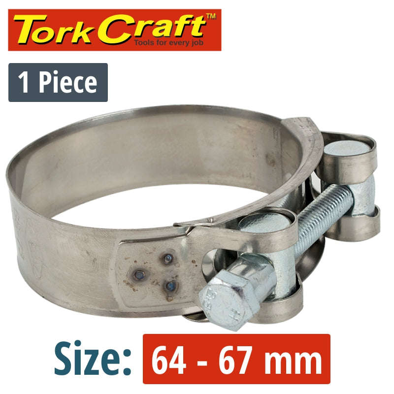 Tork Craft Hose Clamp H/Duty 64-67 Bulk - DEFAULT TITLE