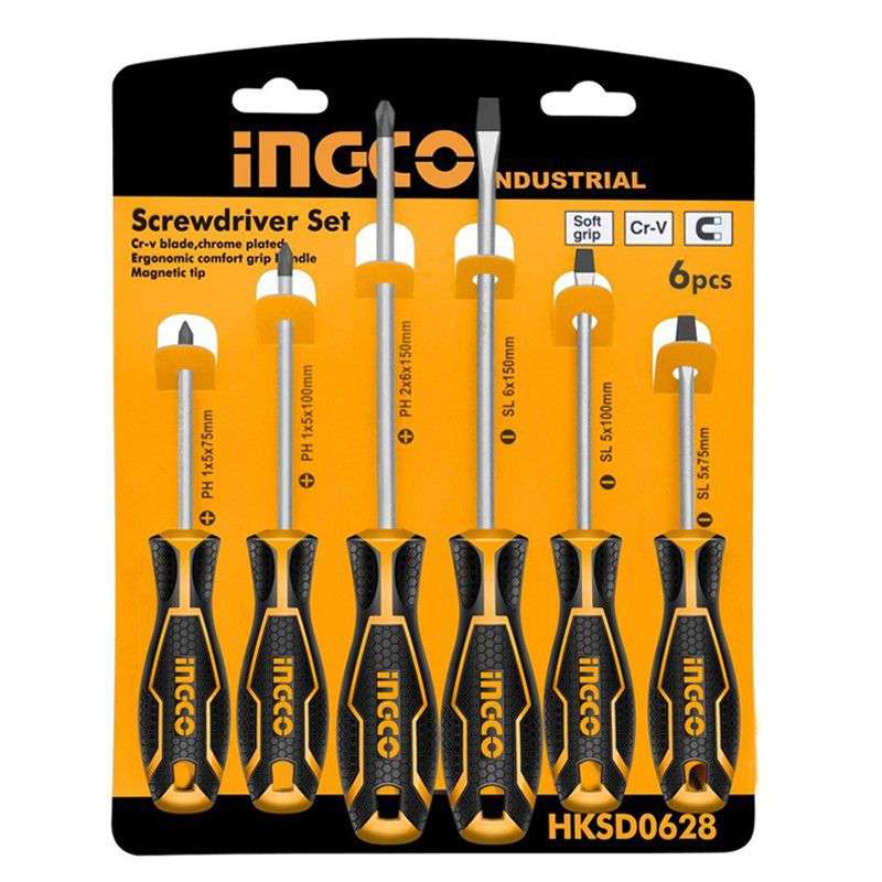 Ingco Crv Screwdriver Set